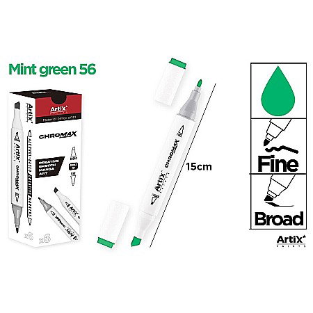 Markere creative 2 capete - ART MARKER IPB 2 CAPETE VERDE MENTA 56 PP915-56 n