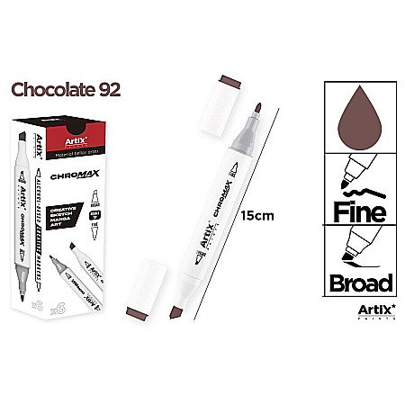 Markere creative 2 capete - ART MARKER IPB 2 CAPETE CIOCOLATA 92 PP915-92