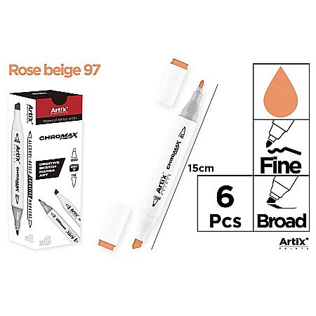 Markere creative 2 capete - ART MARKER IPB 2 CAPETE ROSE BEIGE 97 PP915-97
