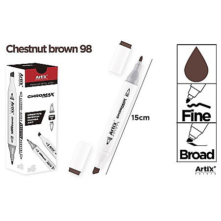 Markere creative 2 capete - ART MARKER IPB 2 CAPETE MARO CASTAN 98 PP915-98