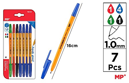 INSTRUMENTE DE SCRIS - PIX IPB CORP GALBEN 1.0MM 7/SET PE259