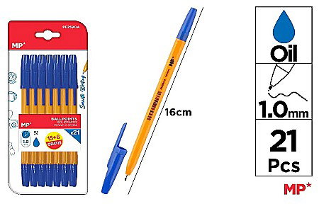 Pixuri unica folosinta - PIX IPB CORP GALBEN 1.0MM 21/SET ALBASTRU PE259OA
