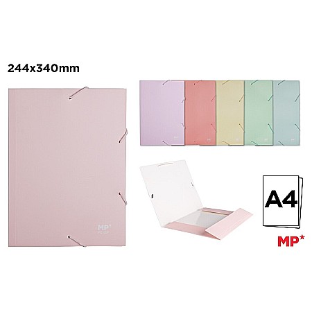 Mape plastic cu elastic - MAPA CARTON A4+  IPB CU ELASTIC CULORI PASTEL PC101P