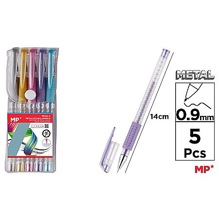 Pixuri cu glitter/ metalizate/ fluo - PIX IPB 5 CULORI/SET METALIZATE PE123-5