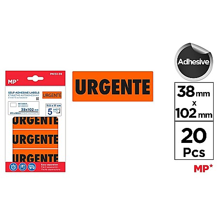 HARTIE PRODUSE DIN HARTIE - ETICHETE ADEZIVE IPB 38*102MM 5 COLI/SET 20 BUCATI PN151-39