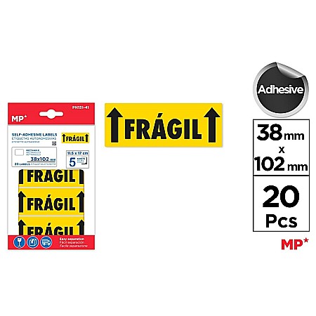 HARTIE PRODUSE DIN HARTIE - ETICHETE ADEZIVE IPB 38*102MM 5 COLI/SET 20 BUCATI PN151-41