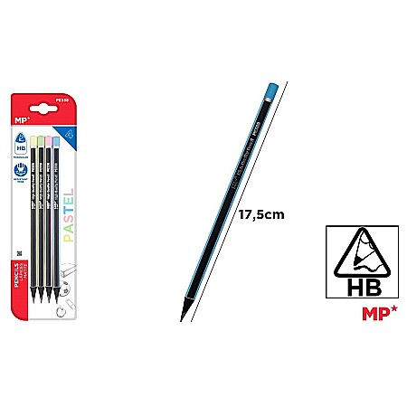 Creioane - CREION GRAFIT IPB HB LEMN NEGRU 4/SET PE338