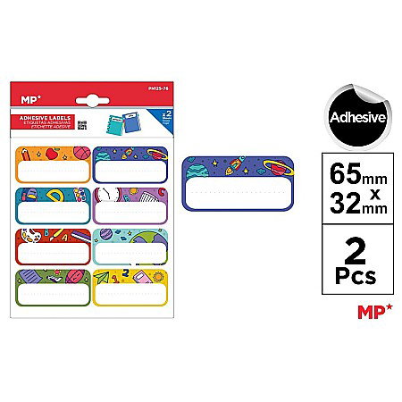 Etichete scolare - ETICHETE SCOLARE ADEZIVE IPB 2 COLI/SET MODELE DIVERSE PN125-76