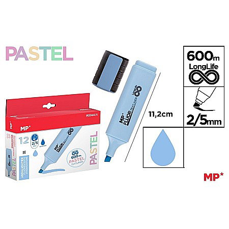 Textmarkere copii - TEXTMARKER IPB ALBASTRU DESCHIS PASTEL FLUO PE534AC-S