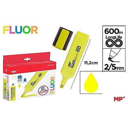 Textmarkere copii - TEXTMARKER IPB GALBEN FLUORESCENT PE534AM-S