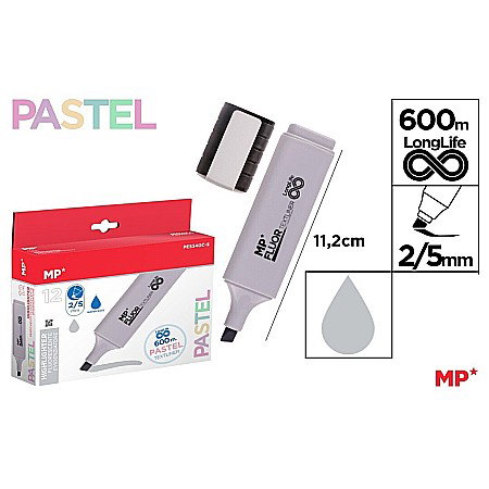 Textmarkere copii - TEXTMARKER IPB GRI PASTEL FLUO PE534GC-S