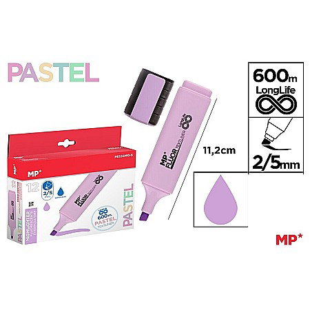 Textmarkere copii - TEXTMARKER IPB MOV PASTEL FLUO PE534MO-S