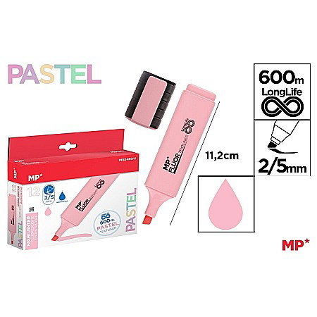 Textmarkere copii - TEXTMARKER IPB ROZ PASTEL FLUO PE534RO-S