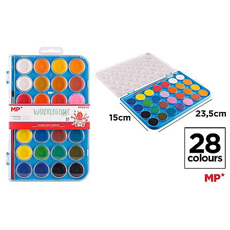 Acuarele - ACUARELE IPB 28/SET + PENSULA PP154-02