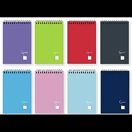 Blocnotes - NOTES PP IPB 105*155MM VERTICAL SPIRA 50F VELIN CULORI ASORTATE PB226