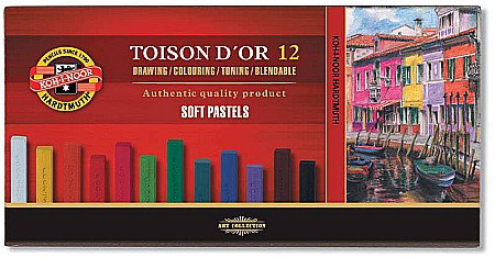 FINE ARTS&GRAPHICS - KOH PASTELURI CRETATE 12 CULORI K8582-12