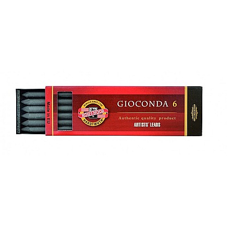 FINE ARTS&GRAPHICS - KOH SET 6 MINE GRAFIT 5.6MM 6B KOH-I-NOOR K4865