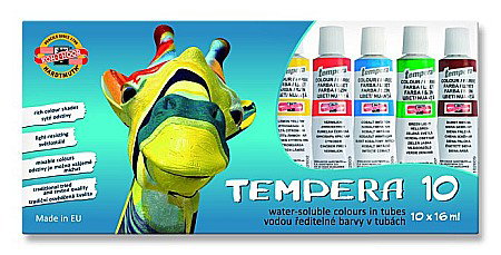 Set acuarele tempera - KOH TEMPERA KOH-I-NOOR 10/SET K162548G