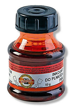 Cerneala Stilouri, Patroane cerneala - KOH CERNEALA CALIMARA 50ML ROSIE KOH-I-NOOR K141502