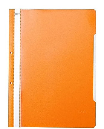 Dosare plastic cu sina pt documente - DOSAR DE PLASTIC CU SINA, NOKI ECO, PORTOCALIU 48288040B/LM019 - PROMO