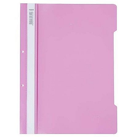 Dosare plastic cu sina pt documente - DOSAR DE PLASTIC CU SINA, NOKI ECO, ROZ PASTEL 48288060B  -PROMO