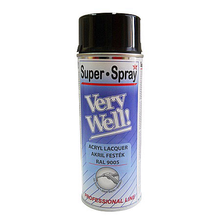 FINE ARTS&GRAPHICS - TEM SPRAY ACRIL VERY WELL 400ML 9005/380004 NEGRU LUCIOS