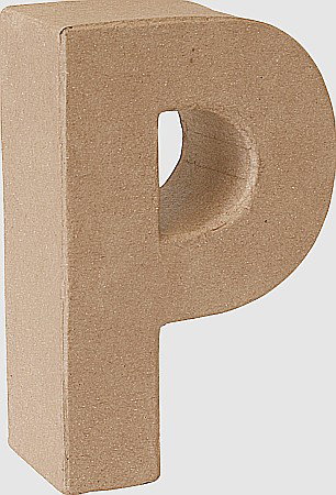 Litere si Numere din Carton Presat - KP LITERA PAPIER MACHE 17.5CM 19293116 - P