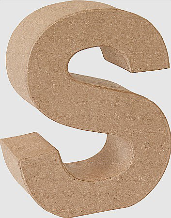 Litere si Numere din Carton Presat - KP LITERA PAPIER MACHE 17.5CM 19293119 - S