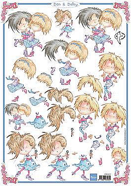 Hartie decupaj - KP HARTIE DECUPAJ A4 Don & Daisy 25353207