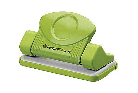 Suporti si accesorii de birou pt studenti - Perforator Kangaro 10 Coli Verde P507