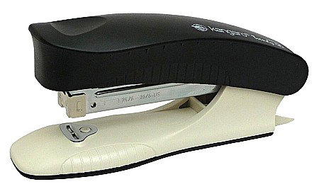 Suporti si accesorii de birou pt studenti - Capsator Kangaro Trendy 45 Negru C222 25 Coli