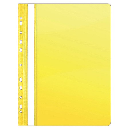Dosare plastic cu sina pt documente - OVM DOSAR SINA PLASTIC MULTIPERFORATII 1704001-11 GALBEN
