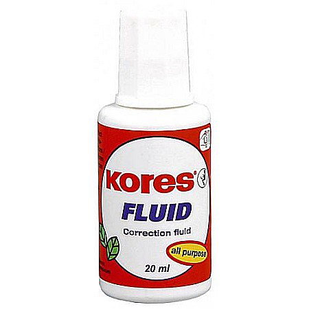 RECHIZITE SCOLARE IPB - RT FLUID CORECTOR KORES 20 ML CU PENSULA KO66101/KS66119