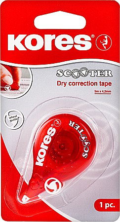 Corector fluid cu pasta corectoare - RT BANDA CORECTOARE KORES 84823 4.2MM*8M KS880000