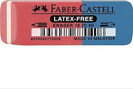 Radiera copii - LEC RADIERA FABER COMBINATA 7070 40 FC187040