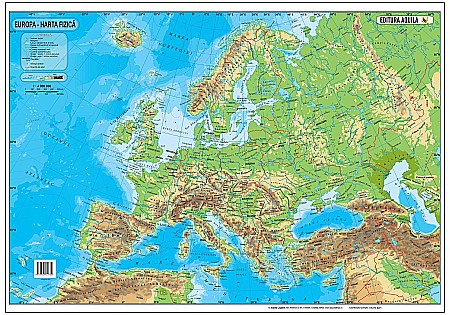 Harti de perete - HARTA EUROPEI 70*100 2506121