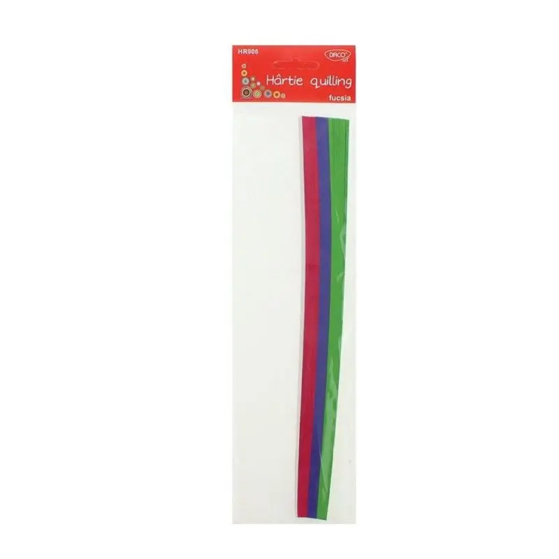 Quilling, Origami si accesorii - HARTIE QUILLING 5MM 200 FASII 3 NUANTE FUCSIA HR906