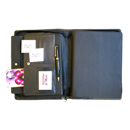 AGENDA DATATA ZILNIC LUX LORE CU FERMOAR  NERO 17*24CM 212N 2026 [1]