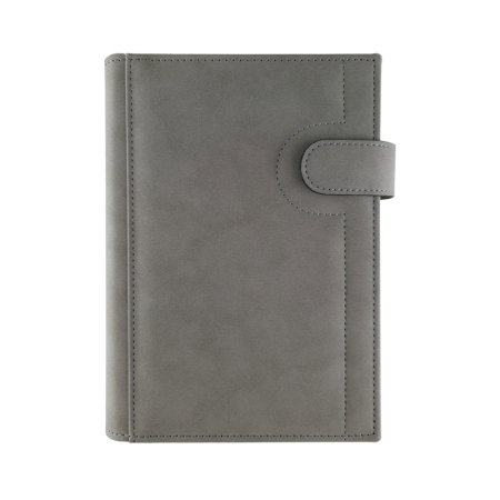 AGENDA DATATA ZILNIC NISA CU CLAPA LUX GRI 15*21 CM 2026 CAG2289GR [0]