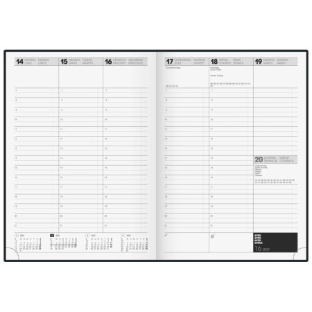 Agenda saptamanala 210×297 мм, coperta Balacron negru 107816090 [1]