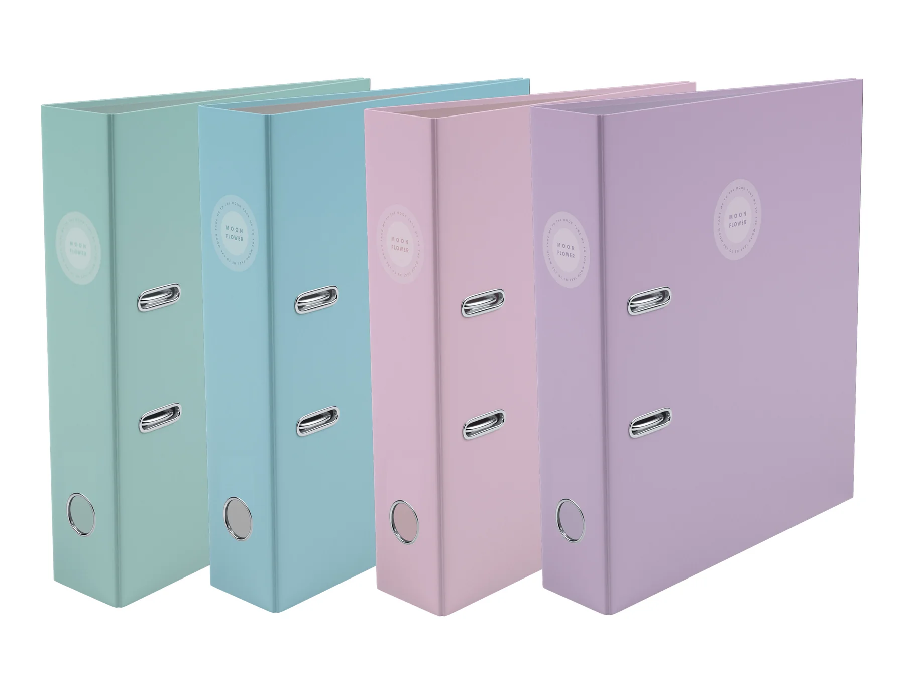Bibliorafturi - BIBLIORAFT A4 AMBAR 7.5CM CAMPUS MOONFLOWER 228807