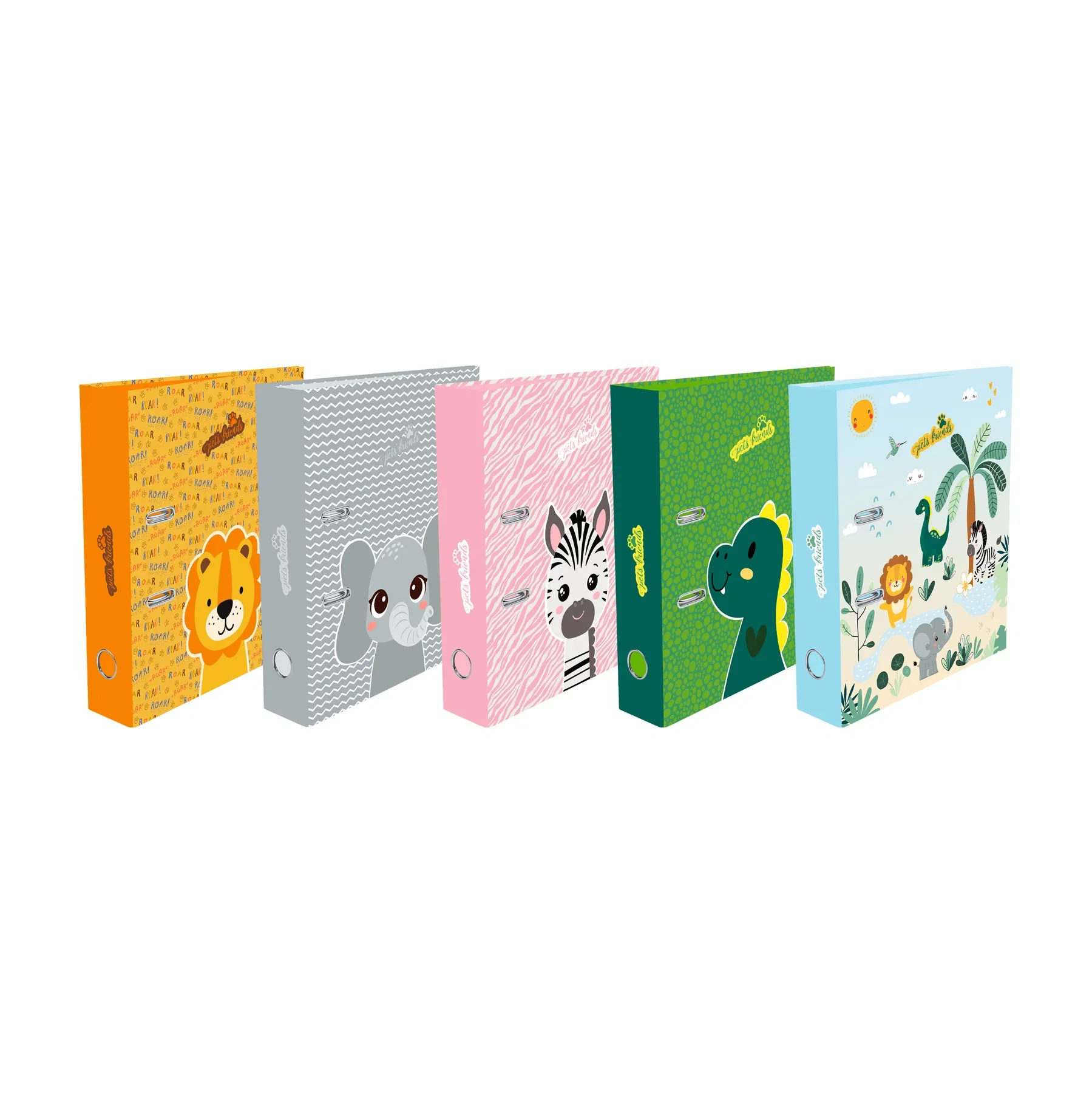 Bibliorafturi - BIBLIORAFT A4 AMBAR 7.5CM LITTLE FRIENDS 234839