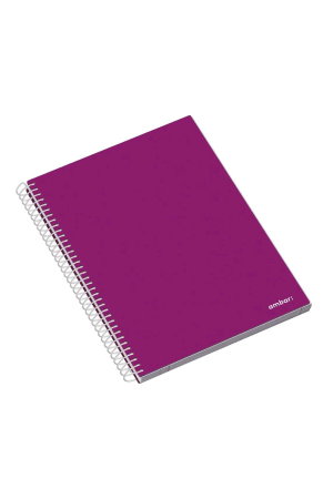 CAIET A4 120F SPIRA 5 SUBIECTE AMBAR HARD COVER 163528 PATRATELE [5]