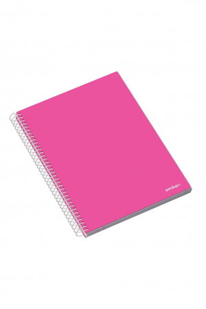 Nimic - CAIET A4 120F SPIRA 5 SUBIECTE AMBAR HARD COVER 163528 PATRATELE