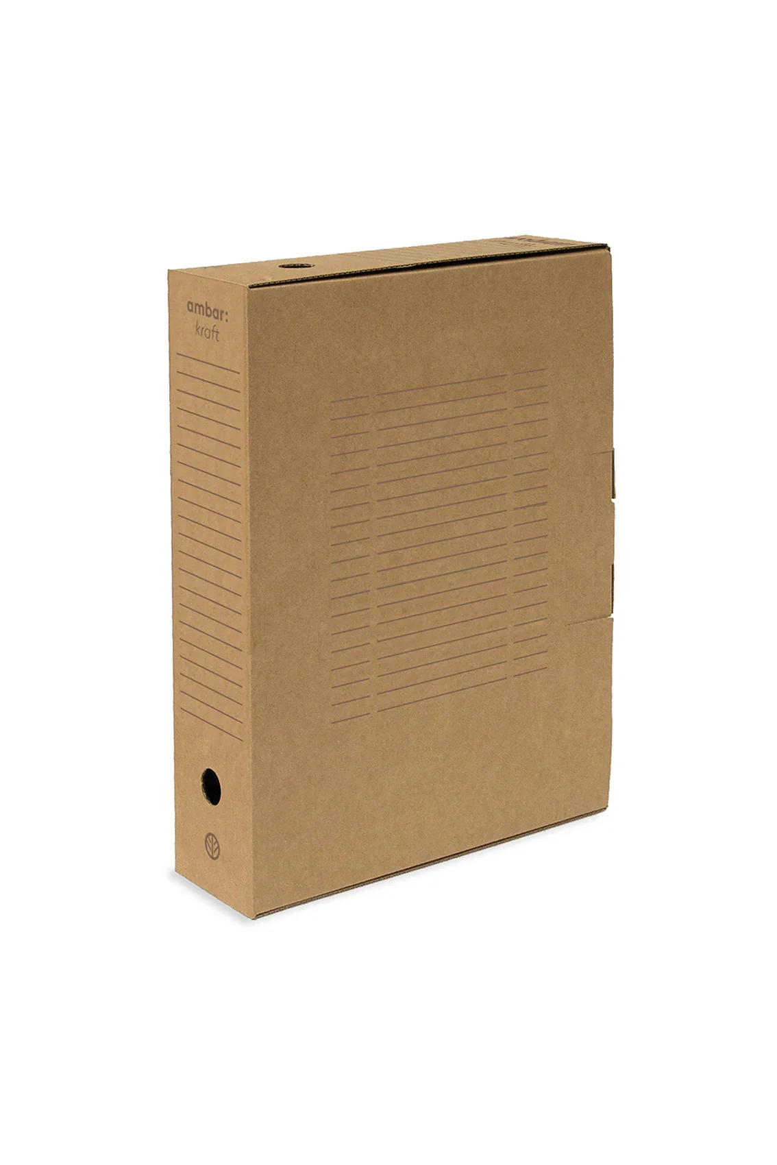 Cutii si containere arhivare - CUTIE ARHIVARE 33.8*24.8*7.8CM KRAFT 166178
