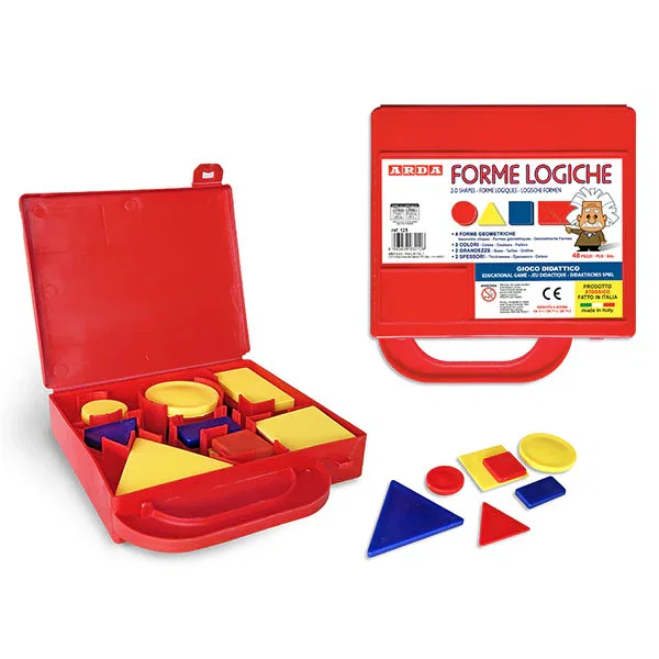 Materiale Didactice - JOC EDUCATIV FORME LOGICE 48/SET SI SERVIETA 125