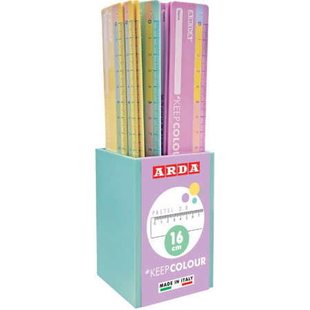 RIGLA 16CM KEEP COLOUR PASTEL R17PBAR [1]