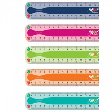 Rigle, echere si raportor plastic - ARD RIGLA 30CM FLEXIBILA, STANGA-DREAPTA 130