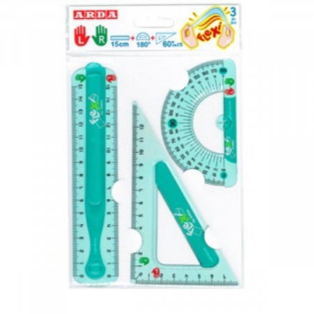 RECHIZITE SCOLARE IPB - ARD SET GEOMETRIE 3 PIESE FLEXIBIL 131