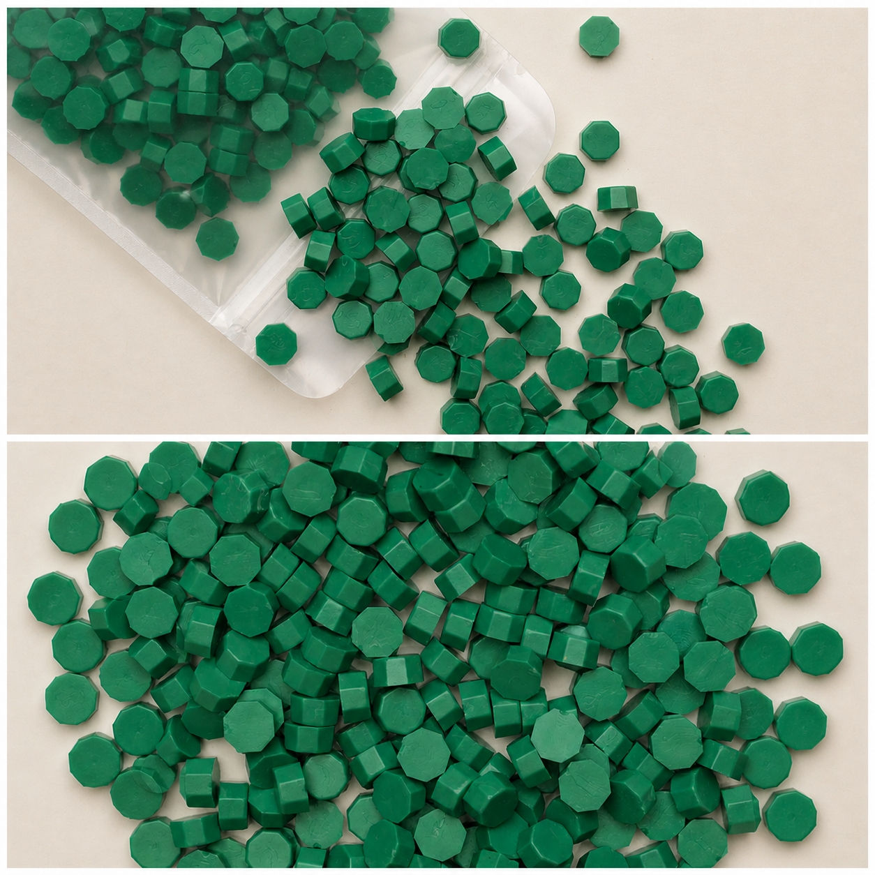 Sigilii ceara si stampile pentru sigilii - Granule Ceară Verde Amazonit 100buc/set pentru Sigilii - ipb.ro